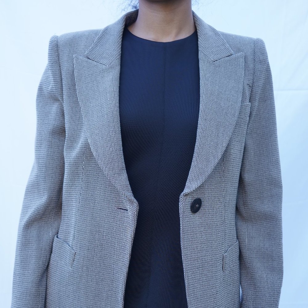 Plaid Armani Collezioni Suit Jacket
